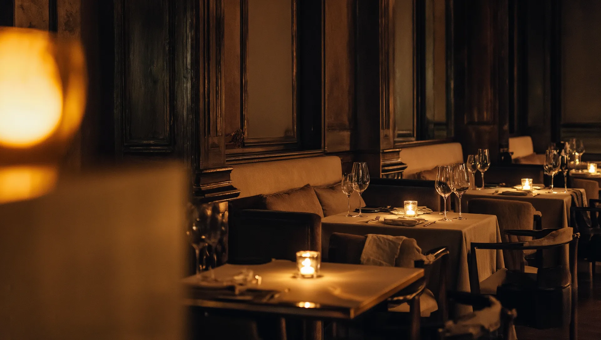 The Vesper dining room